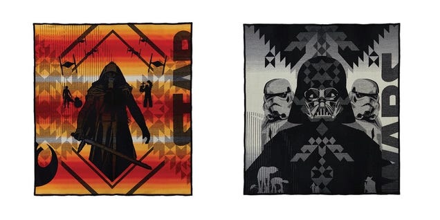 You Can Snuggle With a Sith Lord Thanks to Star Wars Pendleton Blankets