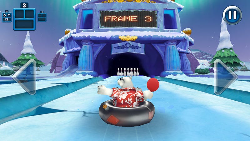 polar bear bowling game online