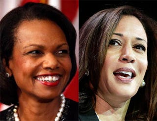 Former Secretary of State Condoleezza Rice; California Attorney General Kamala HarrisGetty Images