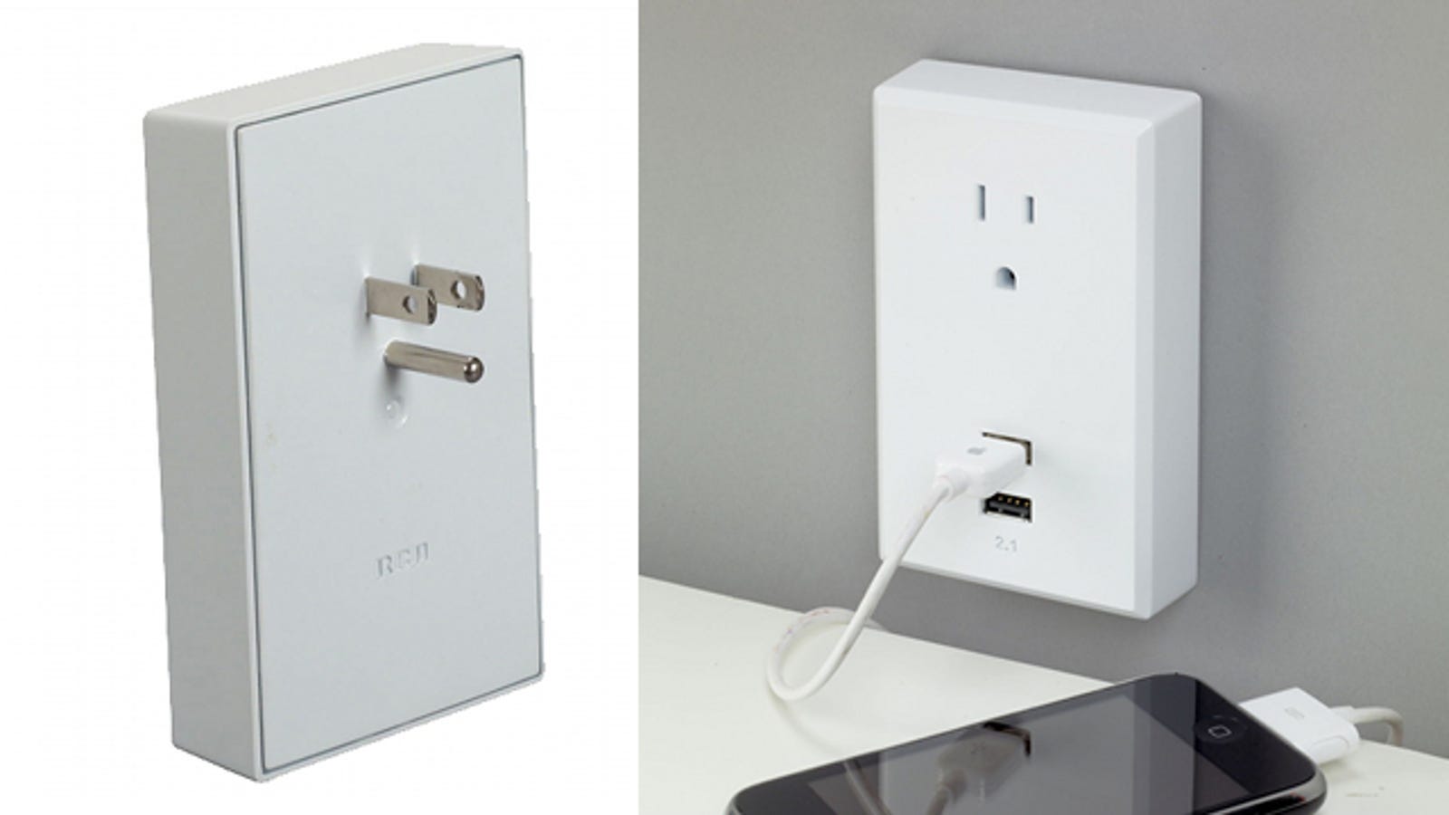 The RCA USB Wall Plate Charger Adds USB Ports to Your Wall