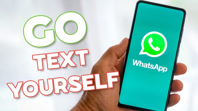 Why You Should Start Texting Yourself in WhatsApp
