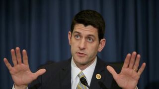WASHINGTON, DC - FEBRUARY 05: House Budget Committee Chairman Paul Ryan (R-WI) questions Congressional Budget Office Director Douglas Elmendorf during a hearing in the Cannon House Office Building on Capitol Hill February 5, 2014 in Washington, DC. Committee members questioned Elmendorf about the latest projections by the CBO, which says the Affordable Care Act, or Obamacare, will affect supply and demand for labor, leading to a net reduction of about 2.5 million full-time jobs by 2024.Photo by Chip Somodevilla/Getty Images