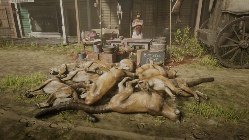 Red Dead Online Players Are Cloning Hundreds Of Cougars - illustration for article titled red dead online players are cloning hundreds of cougars