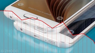 Illustration for article titled Por qué el Samsung Galaxy S6 es un (inesperado) desastre en ventas