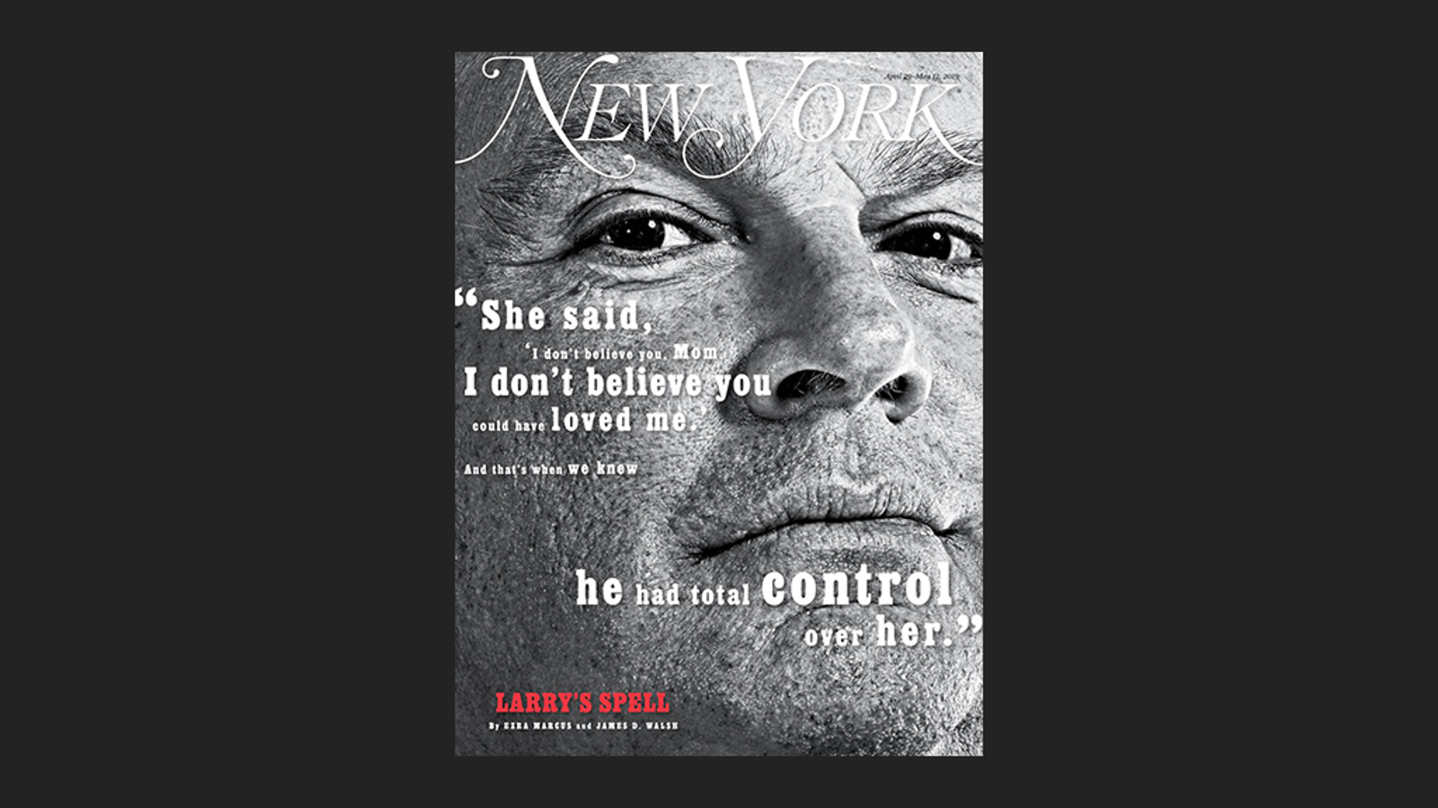 New York Mag Sarah Lawrence Story Should Have Disclosed