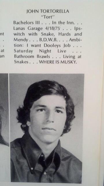 Illustration for article titled John Tortorella's High School Yearbook Entry Is All Sorts Of Confusing
