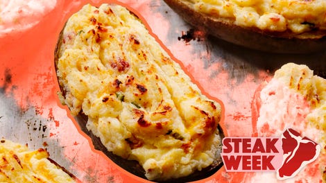 make ultra deluxe twice baked potatoes worthy of the most sumptuous steak houses - Americas Test Kitchen Baked Potato make ultra deluxe twice baked potatoes worthy of the most sumptuous steak houses - Americas Test Kitchen Baked Potato