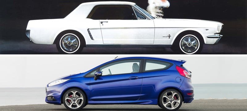 Illustration for article titled If Ford Invented The Mustang Today, Would It Be Made From A Fiesta?