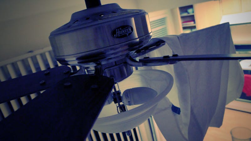 Use A Pillow Case To Clean Your Ceiling Fan Without The Mess