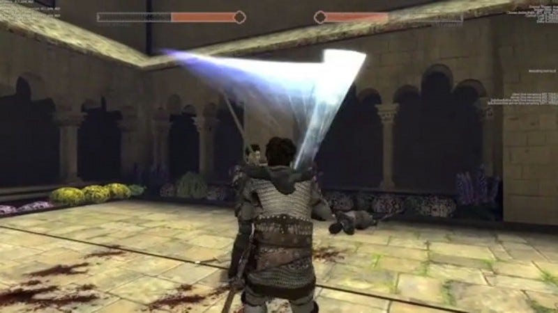 Illustration for article titled Sci-Fi Author's Sword-Fighting Game Hits its Fund Raising Goal