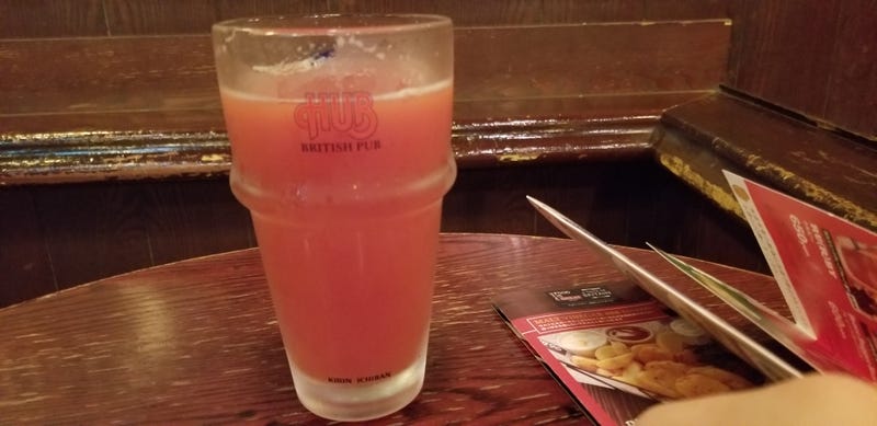 Illustration for article titled You ever accidently order 2 pints of tomato juice cider in an underground metal bar?
