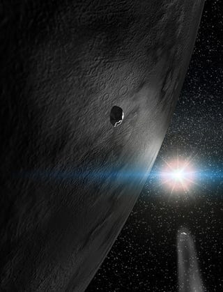 Illustration for article titled Scientists Discover Giant Asteroid Covered In Ice