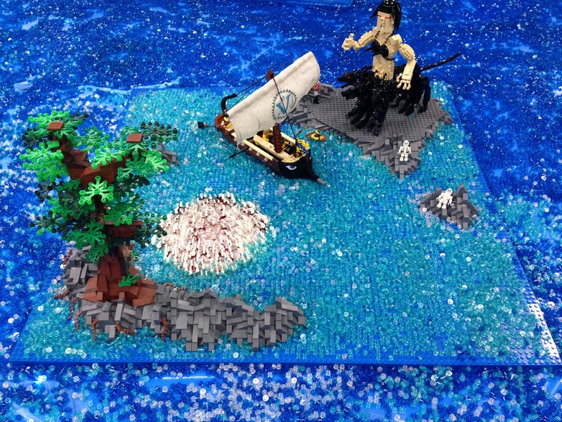 Most Of Homer's The Odyssey In One Giant Lego Build