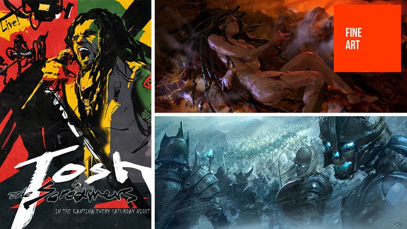 Illustration for article titled From StarCraft to WarCraft, This Concept Art Certainly Knows its Crafts