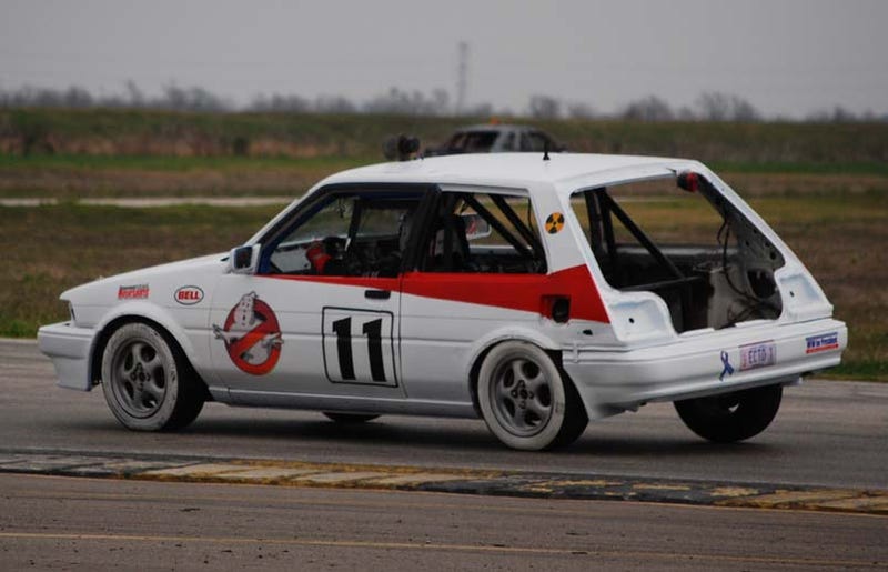 Illustration for article titled Four Hours Into The Texas Gator-O-Rama 24 Hours Of LeMons, Corolla FX16 In The Lead!