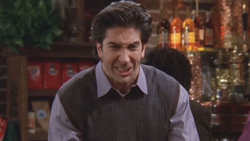 Illustration for article titled David Schwimmer targeted with malicious "ROSS IS NOT COOL" graffiti