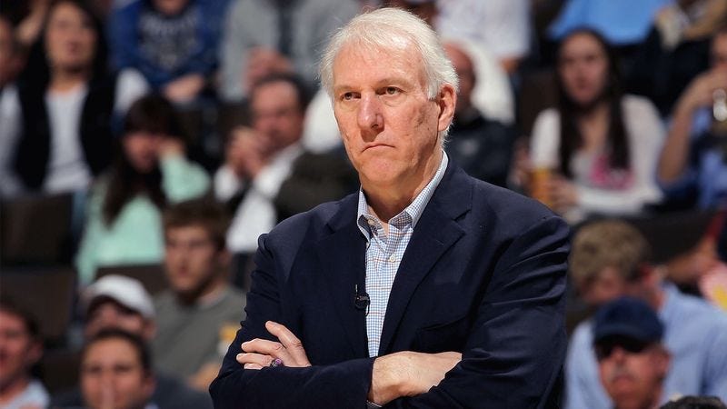 Illustration for article titled Gregg Popovich Admits Winning Championship This Year Would Mean About The Same As Previous Titles