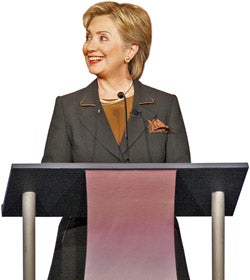 Illustration for article titled Democratic Candidates Turn On Clinton