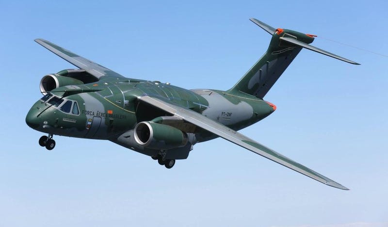 Illustration for article titled Embraer's KC-390 Multi-Role Transport Has Flown For The First Time