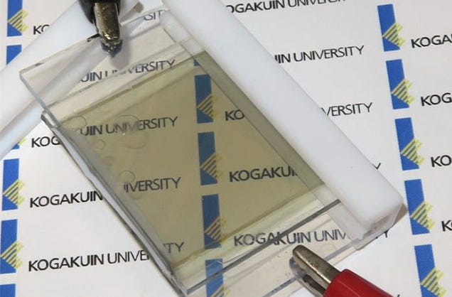 Transparent Batteries That Charge in the Sun Could Replace Smartphone Screens