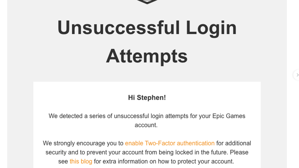 Fortnite 2 factor authentication no email
