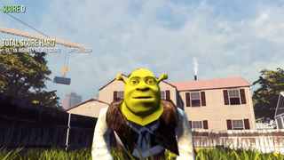 Illustration for article titled Shrek Mod for Goat Simulator Breaks the Game Even More