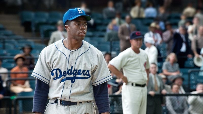 Illustration for article titled New Jackie Robinson Movie Probably Has Scene Where People Yell Things And He’s Upset And Wants To Fight Back But Doesn’t