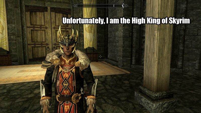 how to become the high king of skyrim