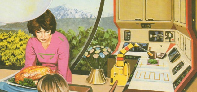 photo of This Family Dinner of the Future From 1981 Looks Depressing as Hell image