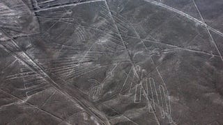 Stupid Truck Driver Drove Right Over the Nazca Lines