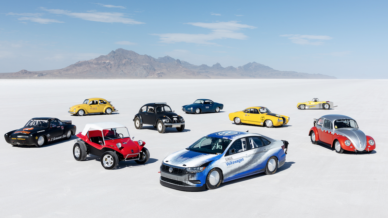 Illustration for article titled Volkswagen's 600 Horsepower Jetta Set A Very Specific Land Speed Record