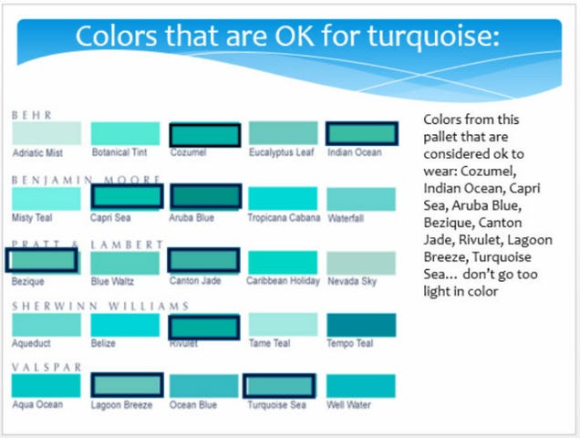 Sorority Report #4: Sister-Approved Shades of Turquoise You Can Wear