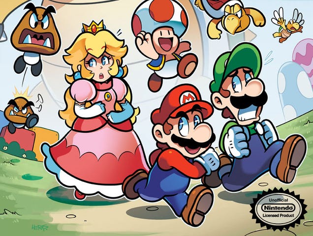 Mario Cant Run From Comic Books 0798