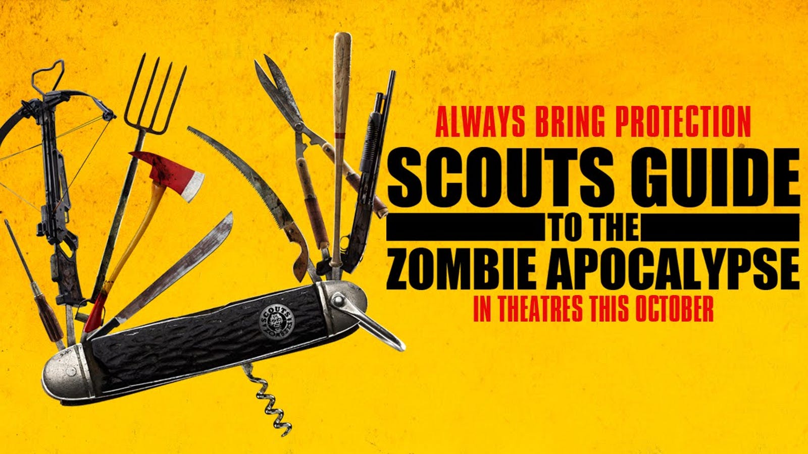 The scouts guide to the zombie apocalypse trailer is a nsfw kick ass