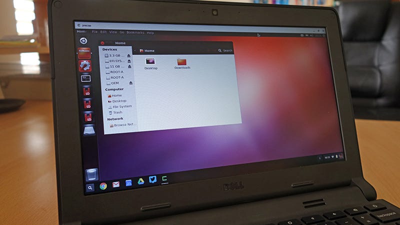 install linux on chromebook from usb