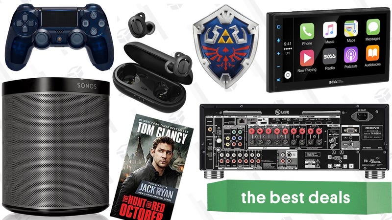 Illustration for article titled Friday's Best Deals: Sonos Speakers, Weighted Blankets, True Wireless Earbuds, and More
