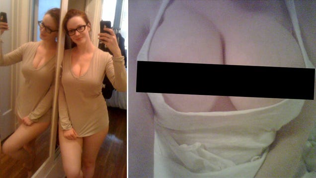 Christina Hendricks Says These Giant Naked Boobs Arent -4516