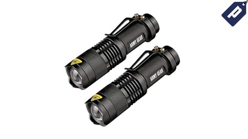 Illustration for article titled Save 80% On A Two-Pack of UltraBright 500-Lumen Tactical Flashlights ($17)