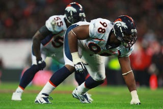 Illustration for article titled In Response to Suspensions For Alleged PED Use, Denver Broncos Players Accuse NFL Of Corruption and Ineptitude
