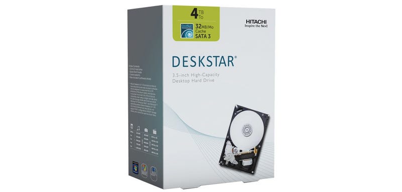 Illustration for article titled Toss This Beastly 4TB Hitachi Hard Drive into Your Rig for $152