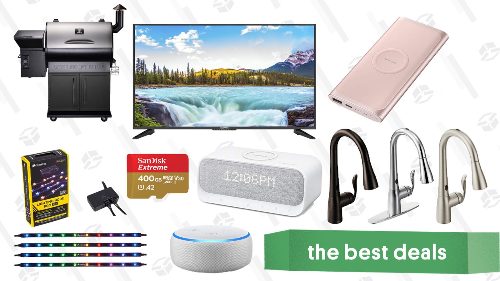 QnA VBage Wednesday's Best Deals: Discounted Audible Membership, Pellet Grill, Moen Kitchen Faucets, and More