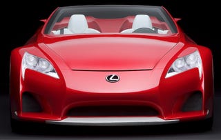 Illustration for article titled Detroit Auto show: Lexus Roadster in all its Press Shot Glory