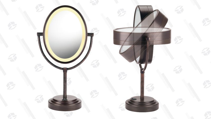 Get Up Close And Personal With Your Skin Thanks To This Dual Sided - Conair Double Sided Lighted Makeup Mirror Get Up Close And Personal With Your Skin Thanks To This Dual Sided - Conair Double Sided Lighted Makeup Mirror