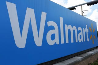 A Wal-Mart sign is seen Aug. 18, 2015, in MiamiJoe Raedle/Getty Images
