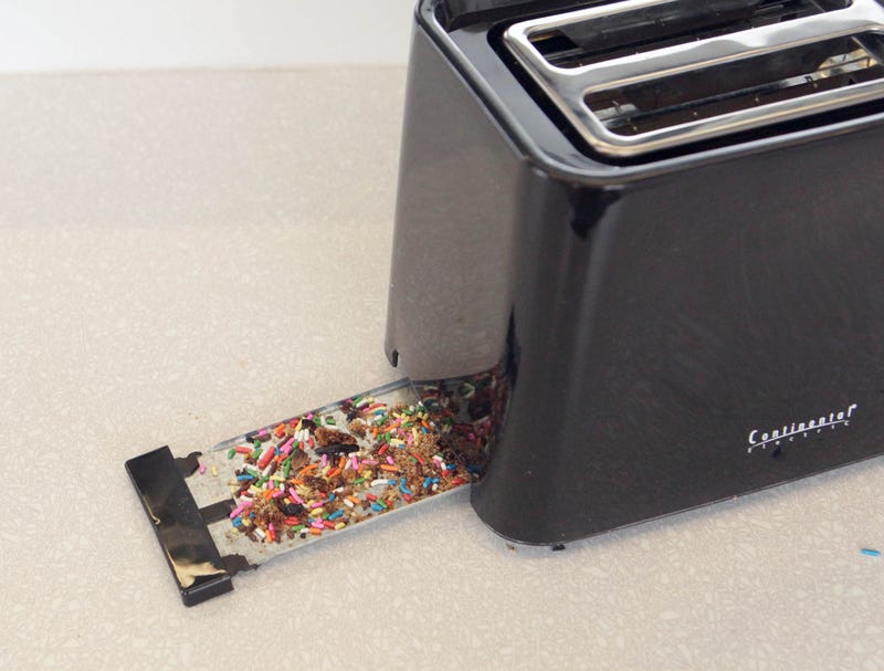 Toaster S Crumb Tray Full Of Sprinkles Toaster S Crumb Tray Full Of Sprinkles