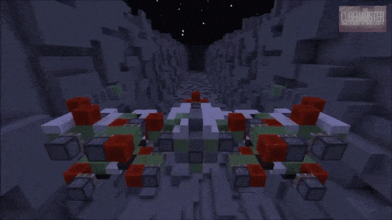 A Minecraft X-Wing, On Its Way to Blow Up the Death Star