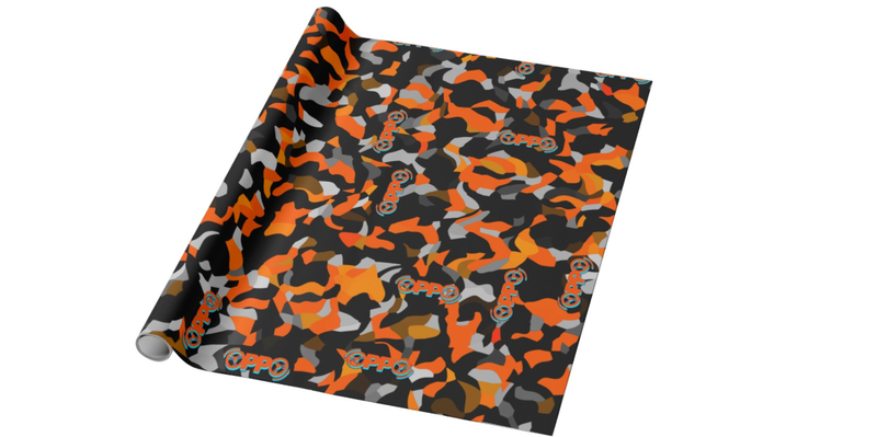 Image via Zazzle.com’s custom wrapping paper configurator