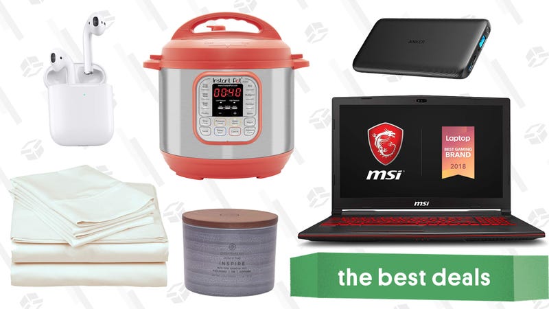 Illustration for article titled Monday's Best Deals: AirPods, Instant Pot, Thermapen, and More