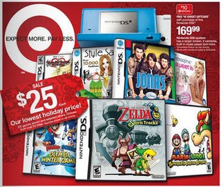 Illustration for article titled Target Doles Out The Holiday Game Bargains