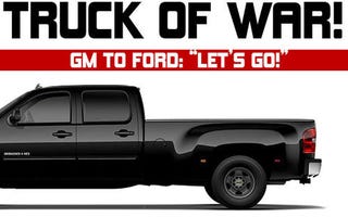 Illustration for article titled GM To Ford: Let's Trucking Do This Truck-Of-War
